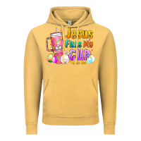 Vintage Mustard Jesus Fills My Cup Easter Vintage Hoodie - CowhideDigitalArt