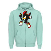 Seafoam shadow the hedgehog Zipper Hoodie - linhVisuals
