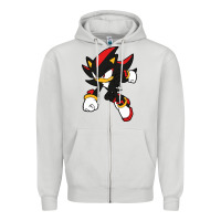 Dove Grey shadow the hedgehog Zipper Hoodie - linhVisuals