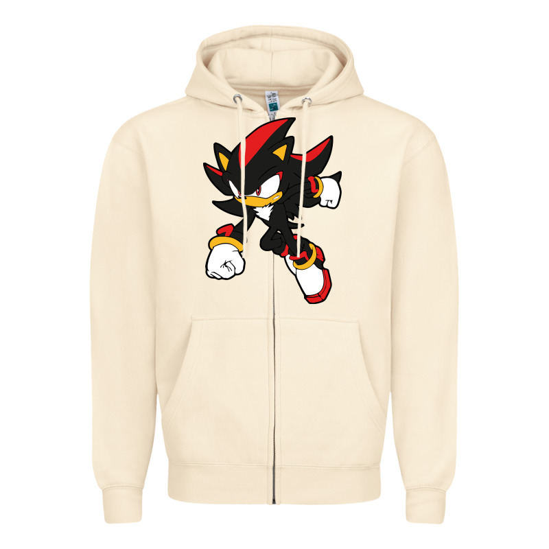 Shadow The Hedgehog Zipper Hoodie by linhVisuals | Teevron