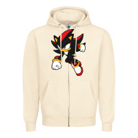 Sandshell shadow the hedgehog Zipper Hoodie - linhVisuals