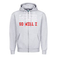 Heather Grey if the stars were to worship so will i Zipper Hoodie - linhVisuals