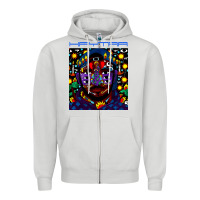 Dove Grey kaytranada Zipper Hoodie - linhVisuals