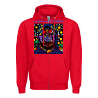 Red kaytranada Zipper Hoodie - linhVisuals
