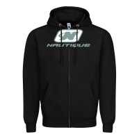 Black Nautique Boats Zipper Hoodie - linhVisuals