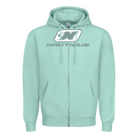 Seafoam Nautique Boats Zipper Hoodie - linhVisuals