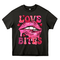 Asphalt Love bites Valentine's Day Heavy Core Tee - HowdyJamesFarm