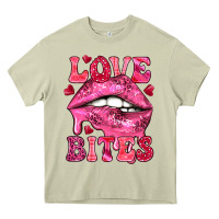 Mossy Love bites Valentine's Day Heavy Core Tee - HowdyJamesFarm