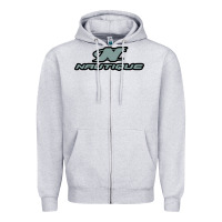Heather Grey Nautique Boats Zipper Hoodie - linhVisuals