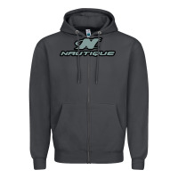 Smoke Nautique Boats Zipper Hoodie - linhVisuals