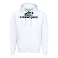 White Nautique Boats Zipper Hoodie - linhVisuals