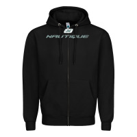 Black Nautique Boats Zipper Hoodie - linhVisuals