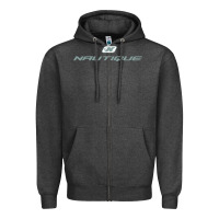Charcoal Heather Nautique Boats Zipper Hoodie - linhVisuals