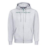 Heather Grey Nautique Boats Zipper Hoodie - linhVisuals