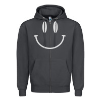 Smoke smily Zipper Hoodie - linhVisuals