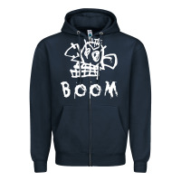 Navy arcane league of legends jinx boom Zipper Hoodie - linhVisuals