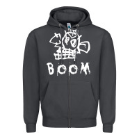 Smoke arcane league of legends jinx boom Zipper Hoodie - linhVisuals