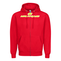 Red Nautique Boats Zipper Hoodie - linhVisuals