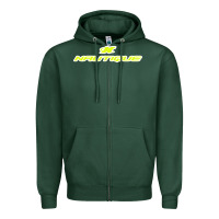 Sports Green Nautique Boats Zipper Hoodie - linhVisuals