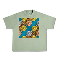 Oil Green american football medal with leopard Urban Heavy Tee - BundleAndBundleShop