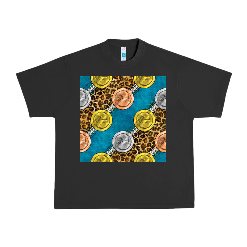 American Football Medal With Leopard Urban Heavy Tee by BundleAndBundleShop | Teevron