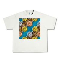 Pistachio american football medal with leopard Urban Heavy Tee - BundleAndBundleShop