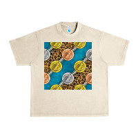 Sandshell american football medal with leopard Urban Heavy Tee - BundleAndBundleShop