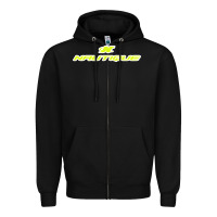 Black Nautique Boats Zipper Hoodie - linhVisuals