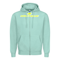 Seafoam Nautique Boats Zipper Hoodie - linhVisuals