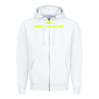 White Nautique Boats Zipper Hoodie - linhVisuals