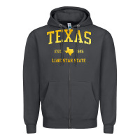 Smoke texas Zipper Hoodie - linhVisuals