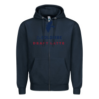 Navy La Colombe Zipper Hoodie - linhVisuals