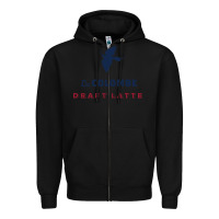 Black La Colombe Zipper Hoodie - linhVisuals