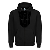 Black transformer Zipper Hoodie - linhVisuals
