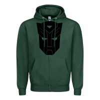 Sports Green transformer Zipper Hoodie - linhVisuals