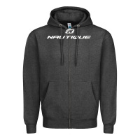 Charcoal Heather Nautique Boats Zipper Hoodie - linhVisuals