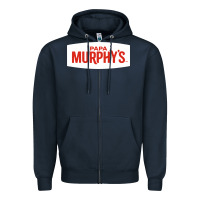 Navy papa murphy's Zipper Hoodie - linhVisuals
