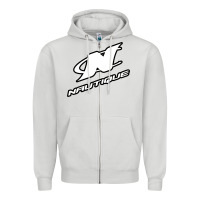 Dove Grey Nautique Boats Zipper Hoodie - linhVisuals