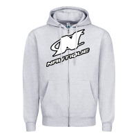 Heather Grey Nautique Boats Zipper Hoodie - linhVisuals