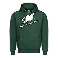 Sports Green Nautique Boats Zipper Hoodie - linhVisuals