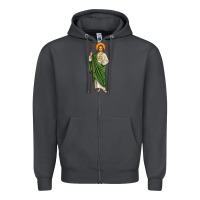 Smoke san judas Zipper Hoodie - JahusDesignShop