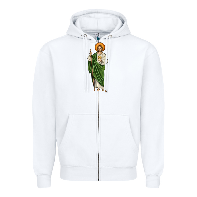 San Judas Zipper Hoodie by JahusDesignShop | Teevron