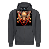 Smoke Megadeath Chains Zipper Hoodie - linhVisuals