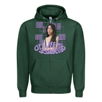 Sports Green olivia rodrigo Zipper Hoodie - linhVisuals