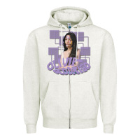 Oatmeal Heather olivia rodrigo Zipper Hoodie - linhVisuals