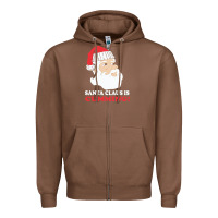 Chestnut santa claus is cumming dirty humor Zipper Hoodie - linhVisuals
