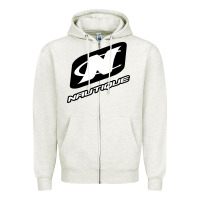 Oatmeal Heather Nautique Boats Zipper Hoodie - linhVisuals