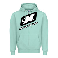 Seafoam Nautique Boats Zipper Hoodie - linhVisuals