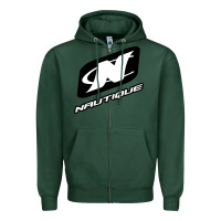 Sports Green Nautique Boats Zipper Hoodie - linhVisuals