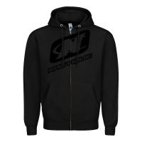 Black Nautique Boats Zipper Hoodie - linhVisuals